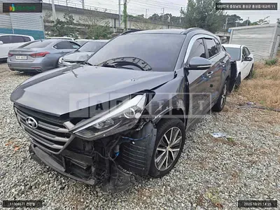 Photo 1 of 19: 2016 Hyundai Tucson, VIN KMHJ281ADGU166185 — Korean insurance auction