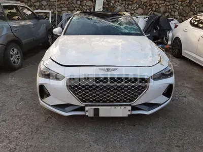 Photo 1 of 10: 2018 Genesis G70 2.2 (Diesel), VIN KMTG441BDJU019641 — Korean insurance auction