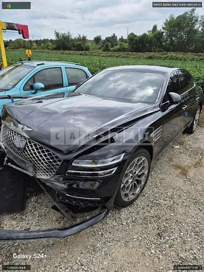 Photo 1 of 14: 2020 Genesis G80, VIN KMTGB41CDMU052681 — Korean insurance auction