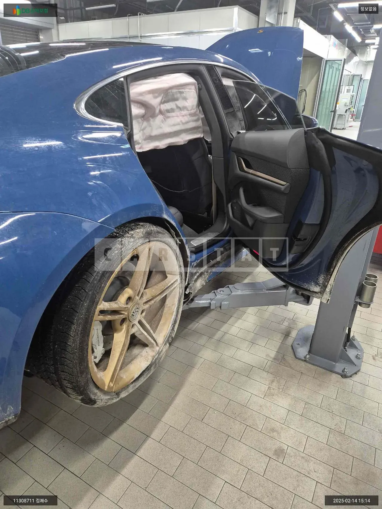 Photo 2 of 8: 2022 Porsche Taycan Turbo, VIN WP0AC2Y1XNSA54201 — Korean insurance auction