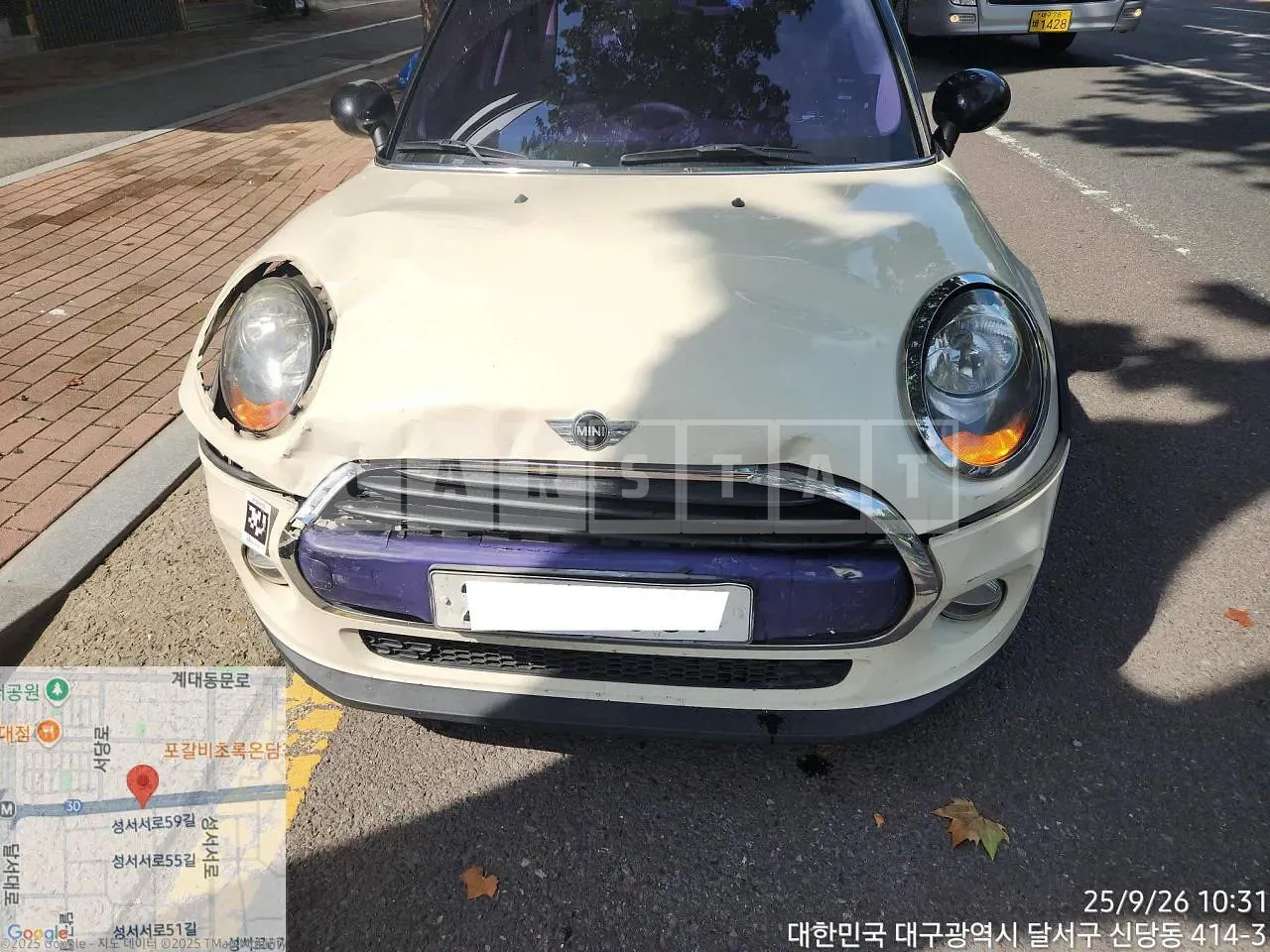 Photo 2 of 16: 2016 MINI Cooper (5 Door), VIN WMWXU1100G2D89213 — Korean insurance auction
