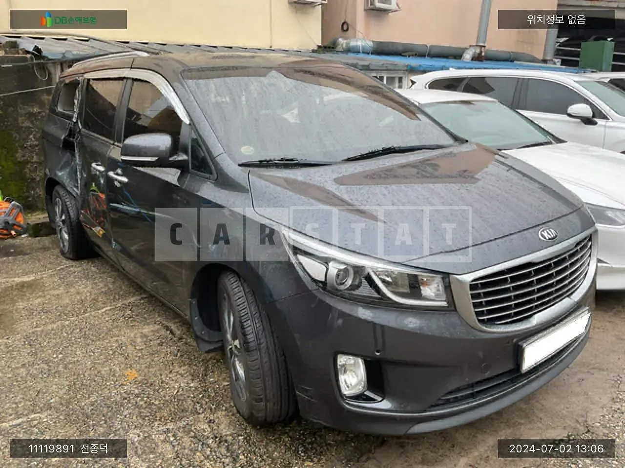 Photo 2 of 15: 2015 Kia Carnival, VIN KNHMF37ABGS101459 — Korean insurance auction