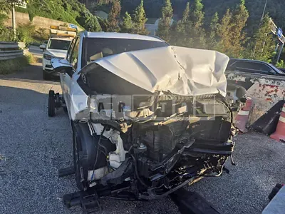 Photo 1 of 23: 2022 Hyundai Palisade, VIN KMHR581EDPU557966 — Korean insurance auction