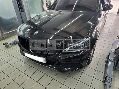 Photo 1 of 12: 2017 Mercedes-Benz C220d, VIN WDDWF0EBXHR257327 — Korean insurance auction