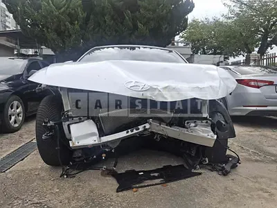 Photo 1 of 12: 2021 Hyundai IONIQ 5, VIN KMHKN81AFNU032184 — Korean insurance auction