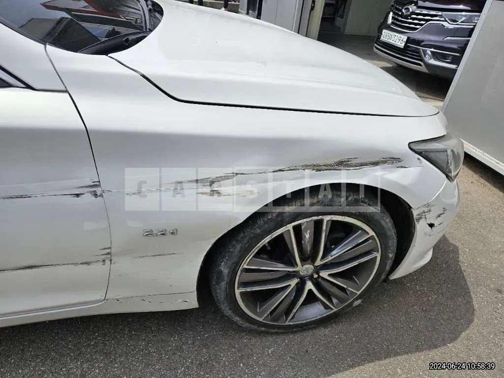 Photo 2 of 18: 2015 Infiniti Q50 2.2d — Korean insurance auction