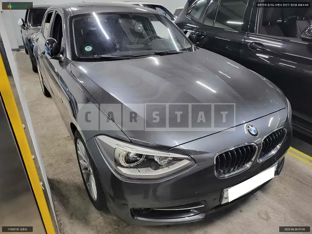 Photo 2 of 10: 2015 BMW 118d, VIN WBA1C1103FJ837499 — Korean insurance auction