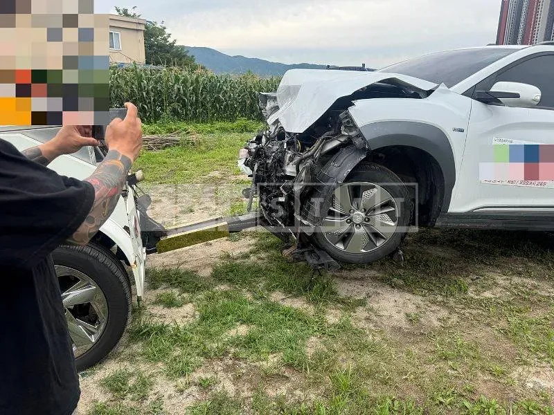 Photo 2 of 8: 2020 Hyundai Kona Electric Car — Korean insurance auction