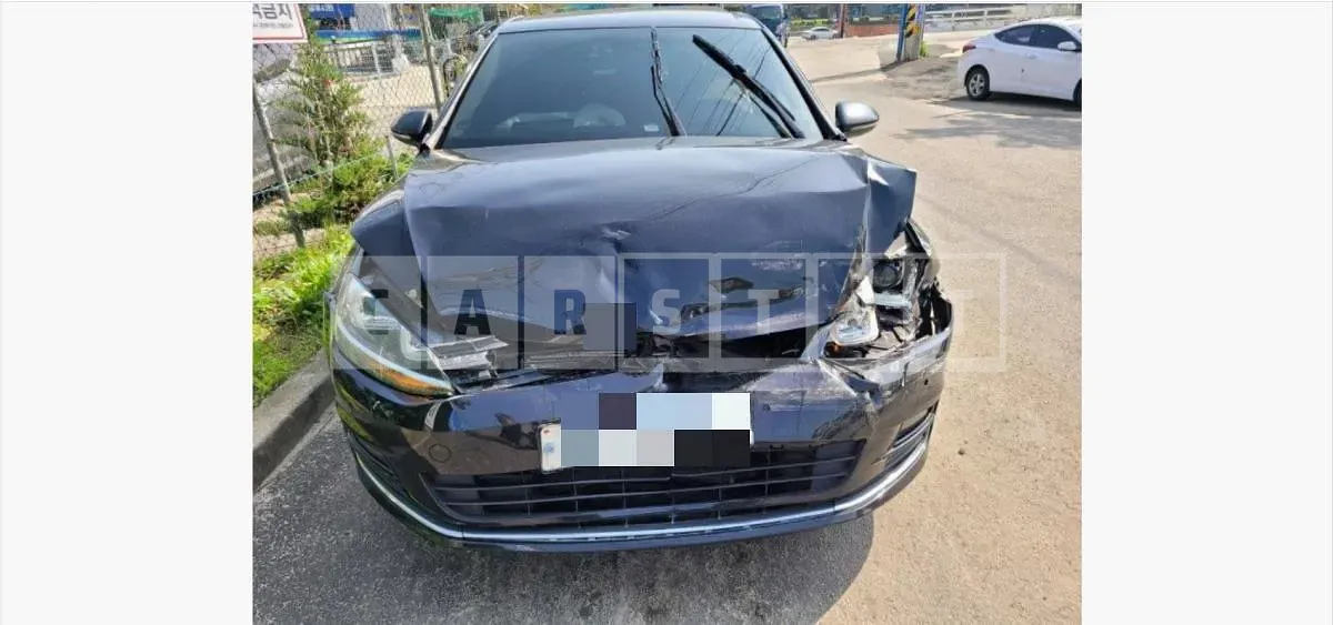 Photo 2 of 8: 2016 Volkswagen Golf 2.0 TDI BMT, VIN WVWZZZAUZGW058415 — Korean insurance auction