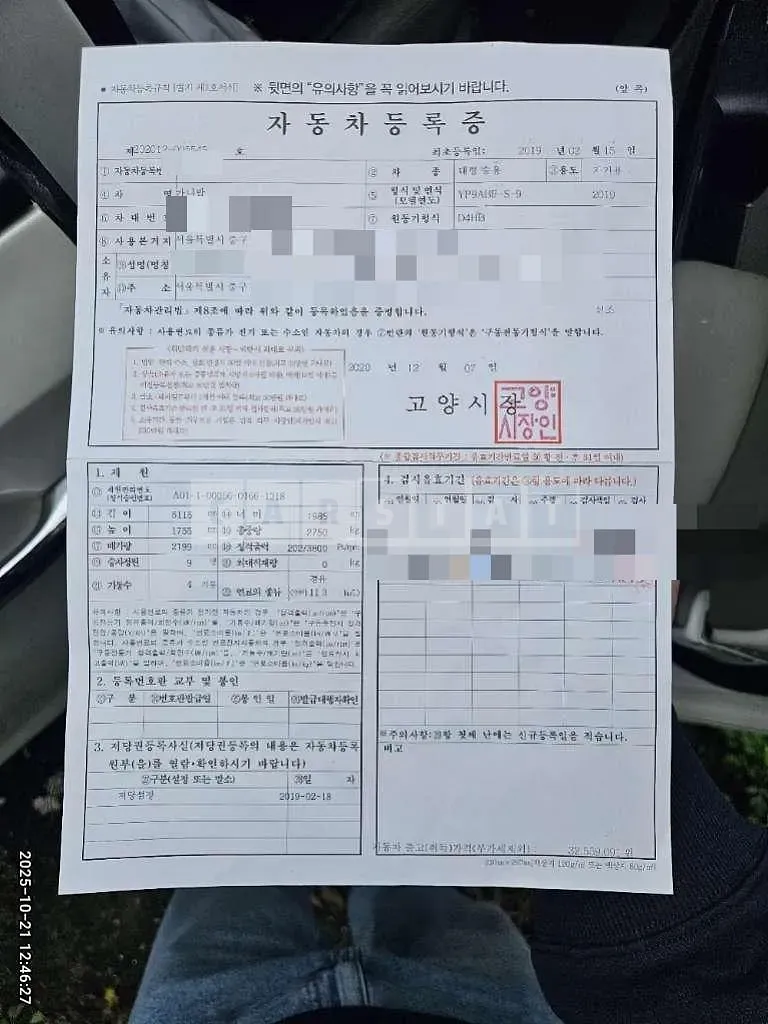 Photo 2 of 10: 2019 Kia Carnivals — Korean insurance auction