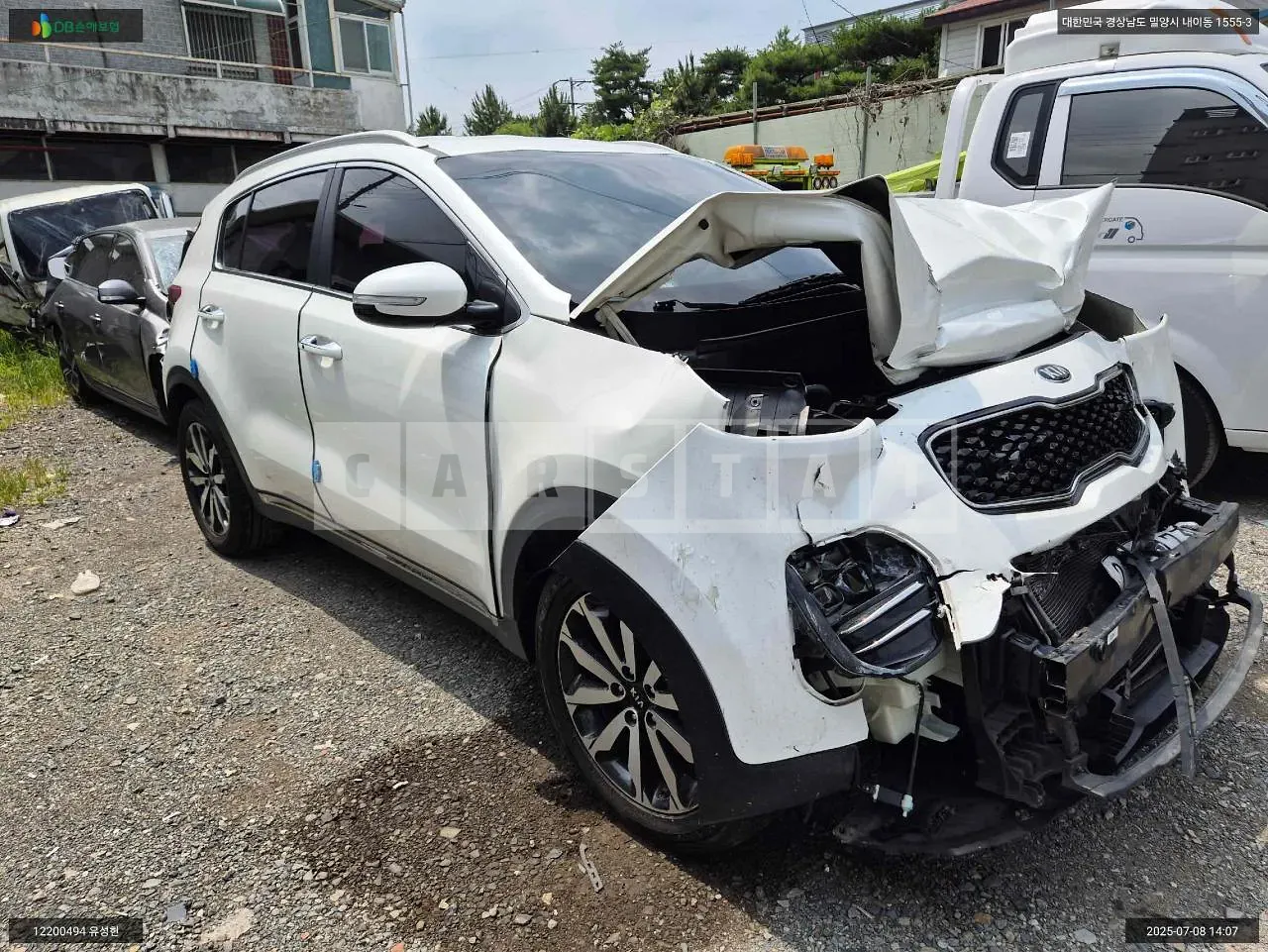 Photo 2 of 18: 2016 Kia Sportage, VIN KNAP6815GGK072448 — Korean insurance auction