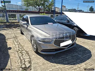 Photo 1 of 12: 2019 Hyundai Genesis G90, VIN KMHG241ADKU062222 — Korean insurance auction