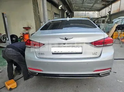 Photo 1 of 32: 2018 Hyundai G80, VIN KMHGL41DBJU245716 — Korean insurance auction