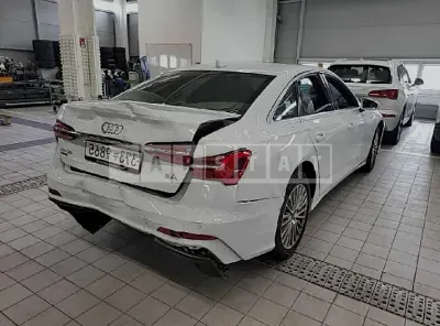 Photo 1 of 9: 2021 Audi A6 40 TDI Four, VIN WAUZZZF25MN021829 — Korean insurance auction