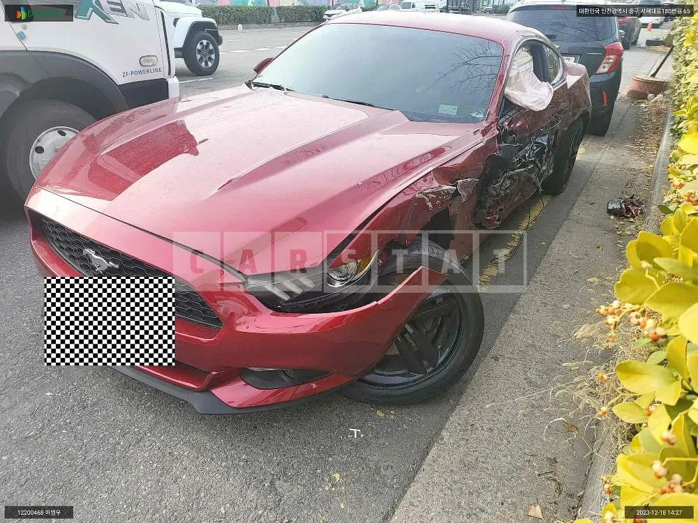 Photo 2 of 12: 2016 Ford Mustang 2.3 Coupe, VIN 1FA6P8TH6H5234086 — Korean insurance auction