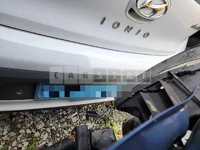 Photo 1 of 14: 2017 Hyundai IONIQ, VIN KMHC851HFHU011106 — Korean insurance auction