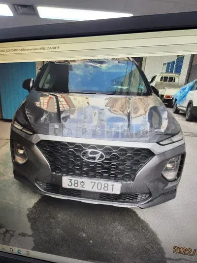 Photo 1 of 9: 2019 Hyundai Santa Fe, VIN KMHS281BBKU168915 — Korean insurance auction