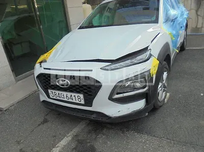 Photo 1 of 31: 2018 Hyundai Kona, VIN KMHK4815GJU030213 — Korean insurance auction