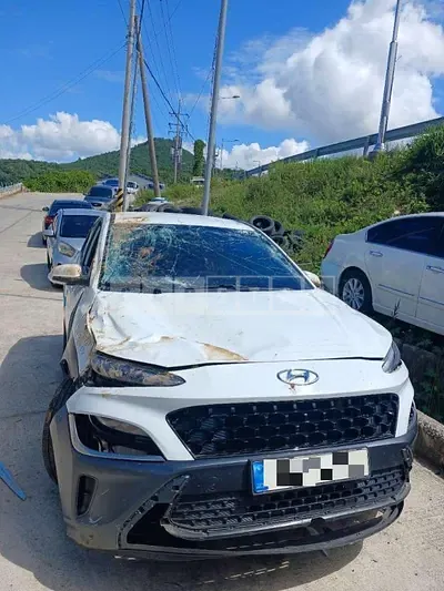 Photo 1 of 12: 2020 Hyundai Kona Gasoline 1.6 — Korean insurance auction