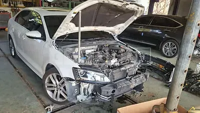 Photo 1 of 12: 2016 Volkswagen Jetta 2.0 TDI BMT Premium, VIN WVWZZZ16ZGM013674 — Korean insurance auction