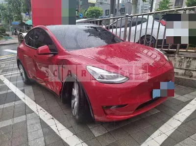Photo 1 of 5: 2021 Tesla Model Y Standard Range — Korean insurance auction