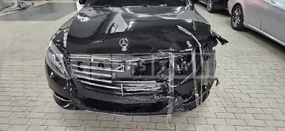 Photo 1 of 4: 2017 Mercedes-Benz S400 4Matic L, VIN WDDUG6HB8HA287475 — Korean insurance auction