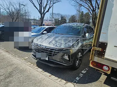 Photo 1 of 16: 2021 Hyundai Tucson Hybrid, VIN KMHJC811BMU012660 — Korean insurance auction