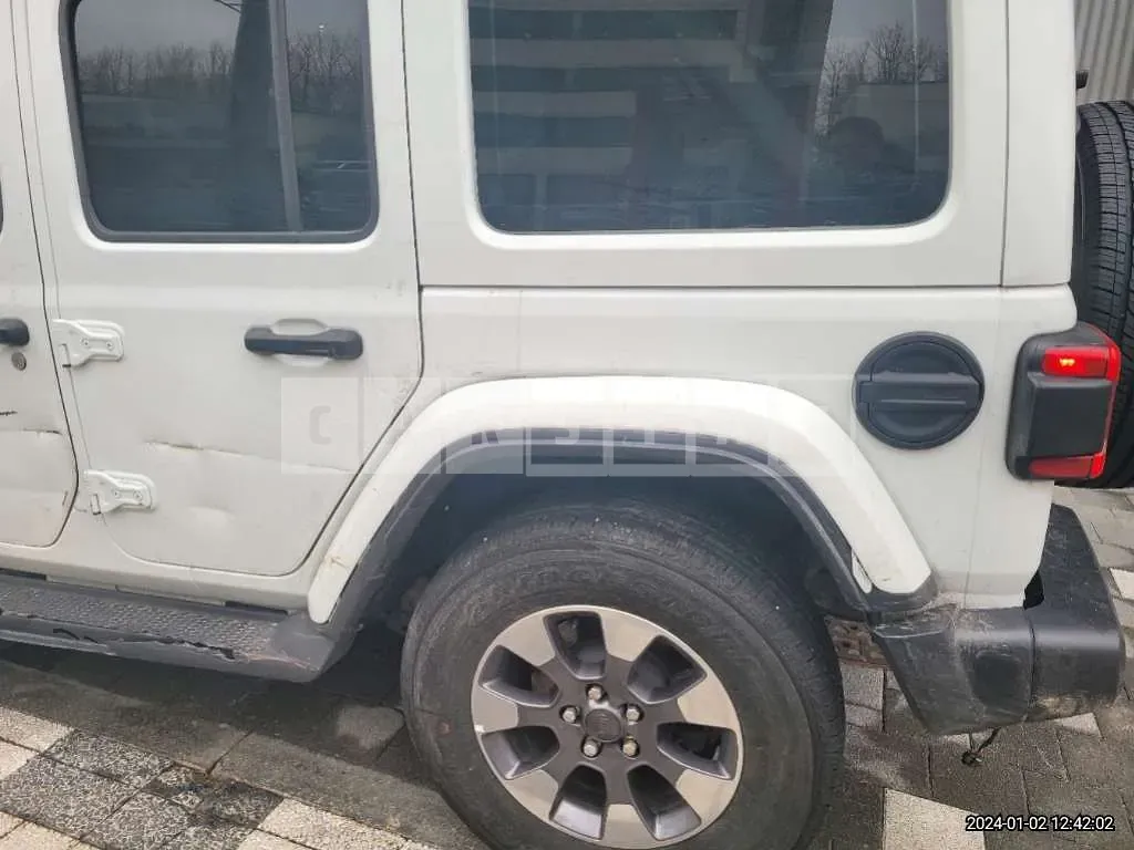 Photo 2 of 17: 2021 Jeep Zip Wrangler Sahara, VIN 1C4HJXEN4MW537146 — Korean insurance auction