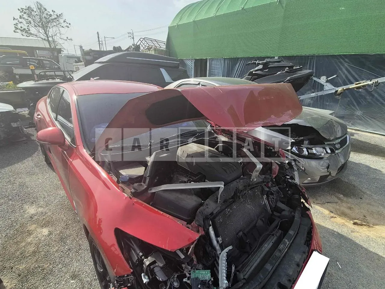 Photo 2 of 16: 2017 Kia Stinger, VIN KNAE351ABJS002740 — Korean insurance auction