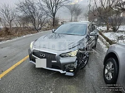 Photo 1 of 4: 2015 Infiniti Q50 2.2d Exclusive, VIN JNKDV71E1GM550797 — Korean insurance auction
