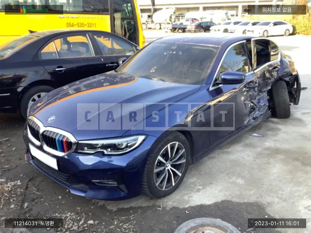 Photo 2 of 9: 2020 BMW 320d, VIN WBA5V510XLFH63549 — Korean insurance auction