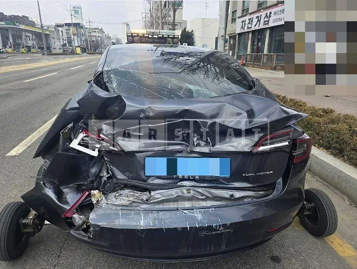 Photo 2 of 12: 2021 Tesla Model 3 Long Range — Korean insurance auction