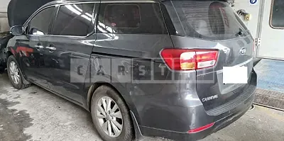 Photo 1 of 17: 2018 Kia Carnival, VIN KNHMF37ABJS429480 — Korean insurance auction