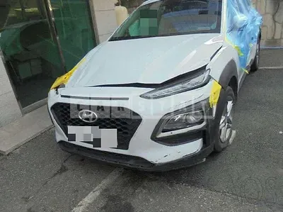 Photo 1 of 23: 2017 Hyundai Kona, VIN KMHK4815GJU030213 — Korean insurance auction