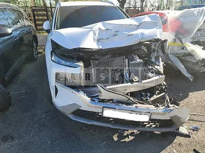 Photo 1 of 7: 2021 Hyundai Santa Fe, VIN KMHS381HGMU332250 — Korean insurance auction