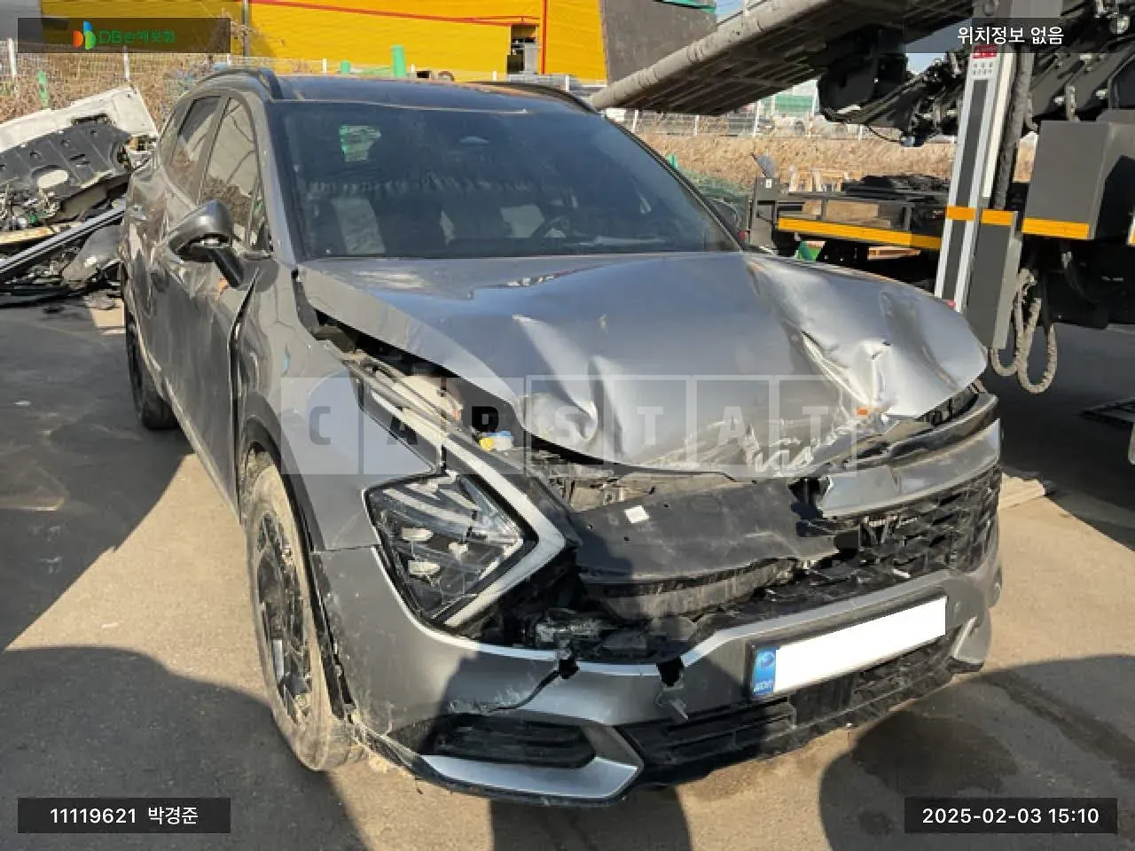 Photo 2 of 15: 2021 Kia Sportage, VIN KNAPV81BHNK000489 — Korean insurance auction