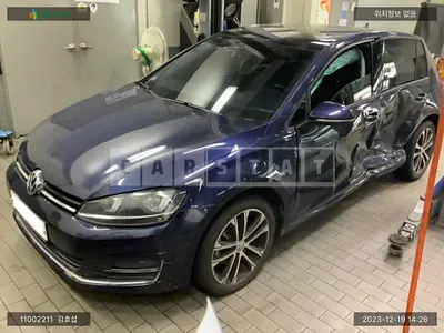 Photo 1 of 9: 2015 Volkswagen Golf 2.0 TDI, VIN WVWZZZAUZFW214611 — Korean insurance auction