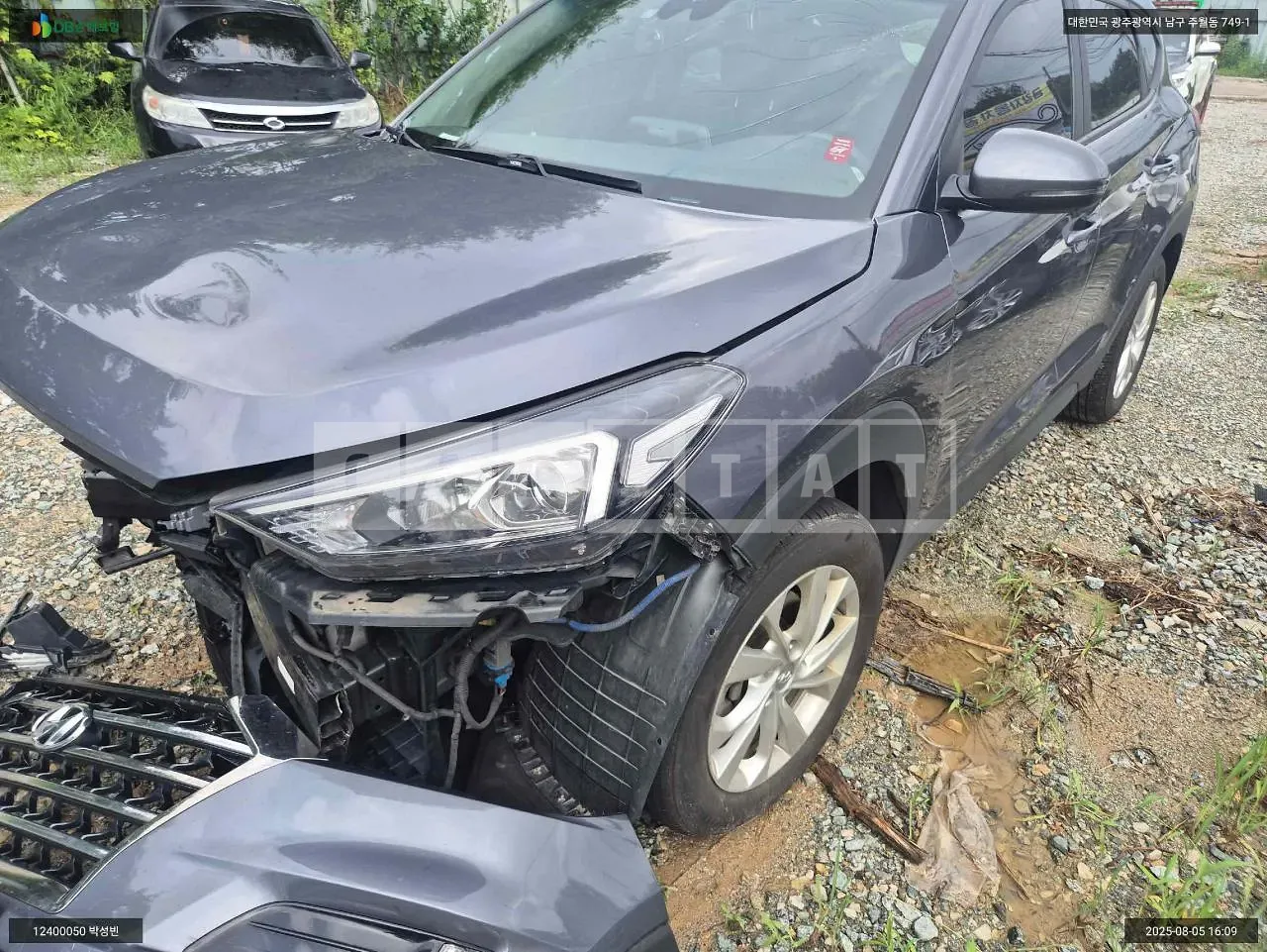 Photo 2 of 8: 2020 Hyundai Tucson, VIN KMHJ381ABLU278870 — Korean insurance auction