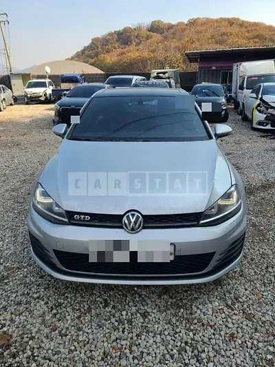 Photo 1 of 8: 2015 Volkswagen Golf TDI BMT, VIN WVWZZZAUZFW242779 — Korean insurance auction