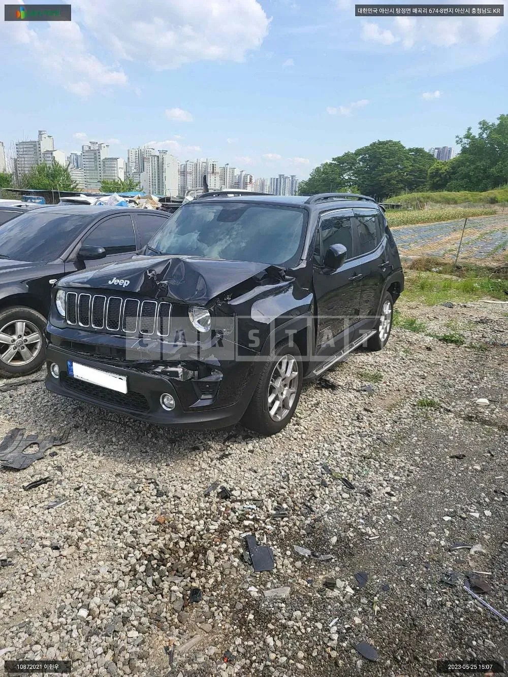 Photo 2 of 12: 2021 Jeep Renegade 2.4, VIN 1C4NJCBB3MPM70393 — Korean insurance auction