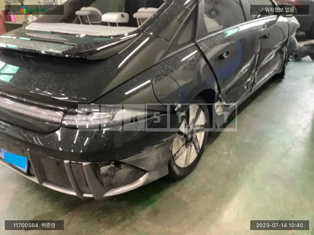 Photo 2 of 15: 2022 Hyundai IONIQ 6, VIN KMHM241AFPA008090 — Korean insurance auction