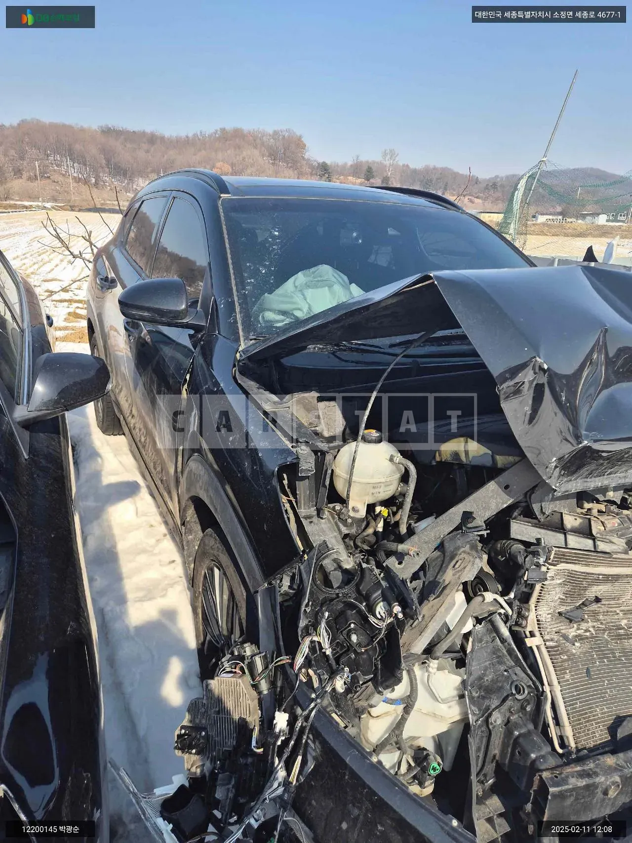 Photo 2 of 13: 2018 Hyundai Tucson, VIN KMHJ381ABKU886356 — Korean insurance auction