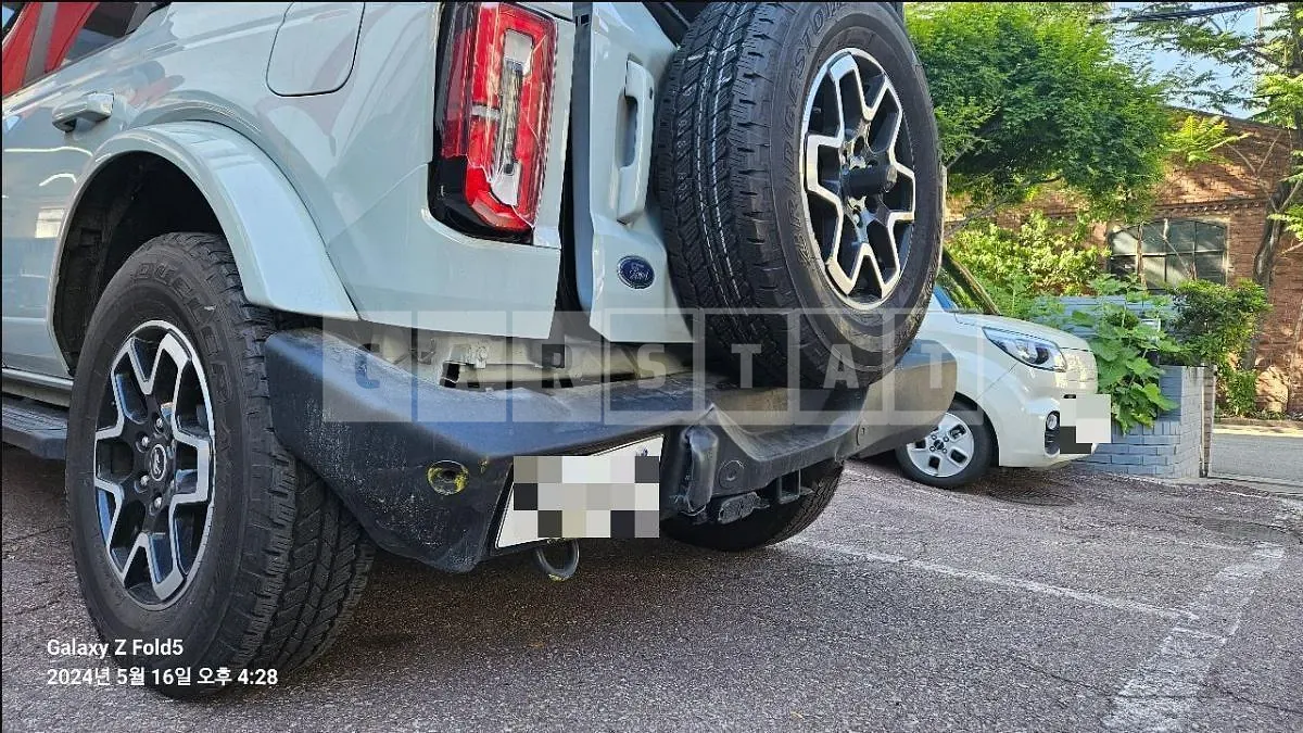 Photo 2 of 33: 2022 Ford Bronco 2.7, VIN 1FMEE5DPXNLB55491 — Korean insurance auction