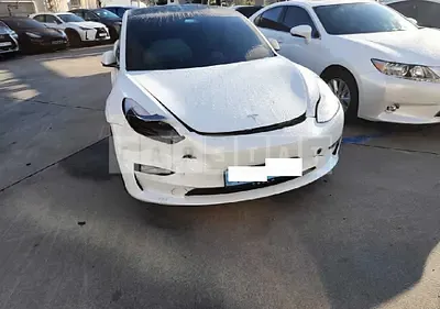 Photo 1 of 21: 2022 Tesla Model 3 Long Range, VIN 5YJ3E1EB5NF149494 — Korean insurance auction
