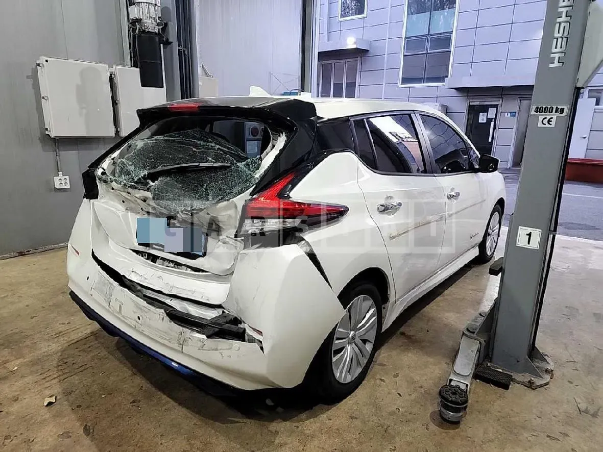 Photo 2 of 14: 2019 Nissan Leaf, VIN 1N4AZ1CP1KC309377 — Korean insurance auction