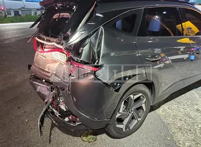 Photo 1 of 10: 2023 Hyundai Tucson, VIN KMHJE811BPU103481 — Korean insurance auction