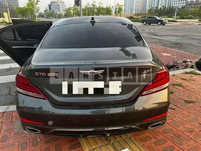Photo 1 of 6: 2018 Genesis G70 2.0T, VIN KMTG341ABJU026096 — Korean insurance auction