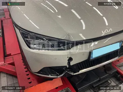 Photo 1 of 27: 2021 Kia EV6, VIN KNAC381AFNA010560 — Korean insurance auction
