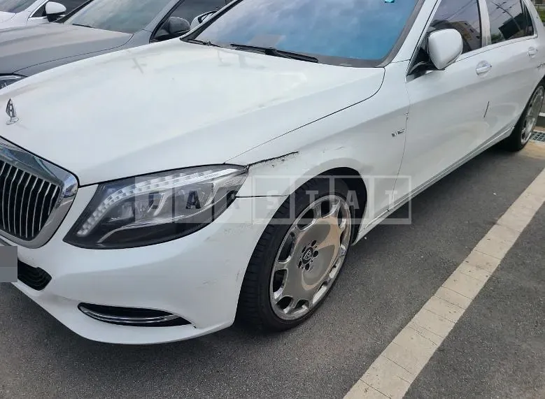 Photo 2 of 10: 2015 Mercedes-Benz Maybach S600, VIN KL90A4AHGFZ5DX004 — Korean insurance auction