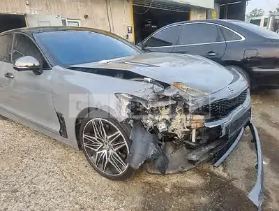 Photo 1 of 13: 2021 Kia Stinger, VIN KNAE351DDMS093636 — Korean insurance auction